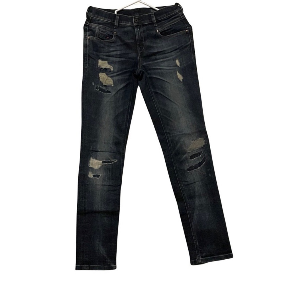 Diesel dark wash faux distressed jeans - Belthy